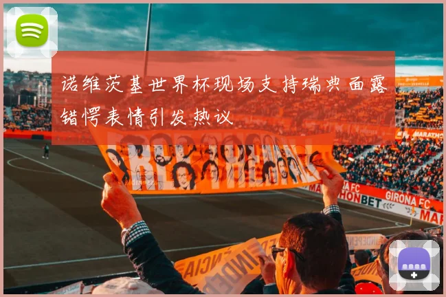 诺维茨基世界杯现场支持瑞典面露错愕表情引发热议